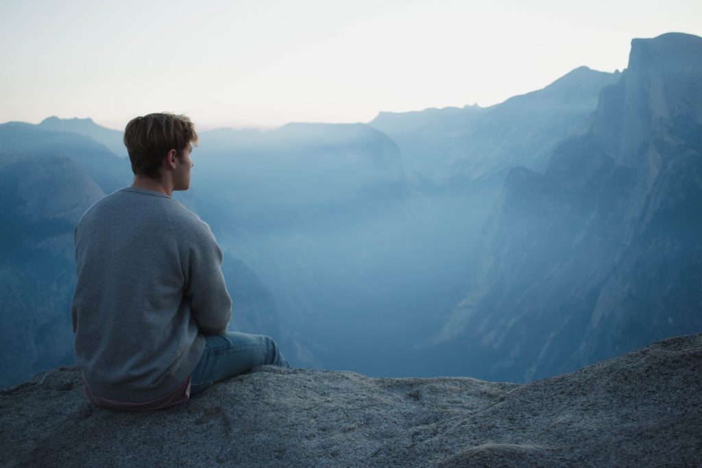 Man Meditating